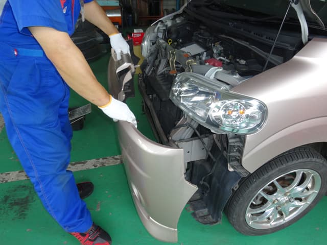 フロント部の取り付け